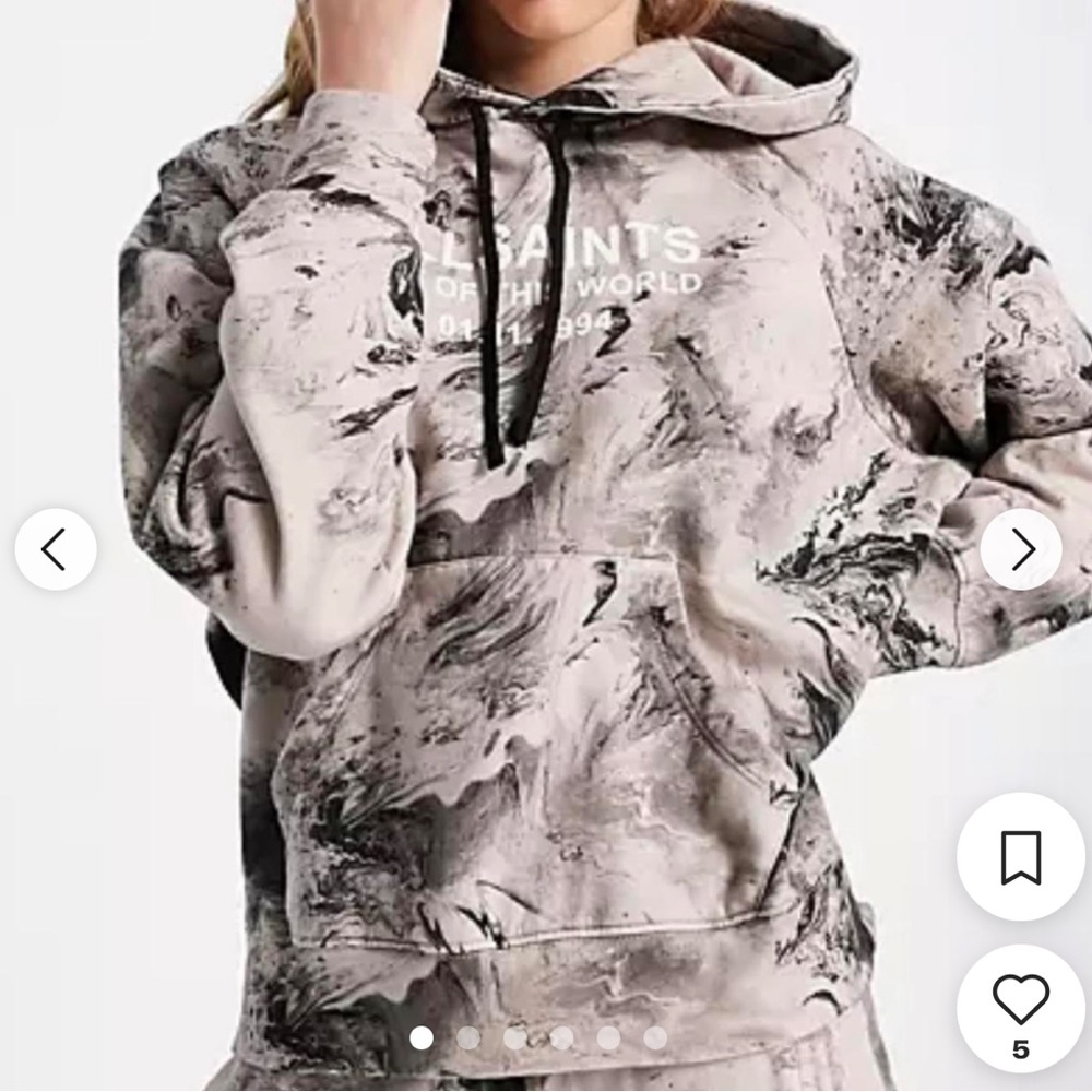 All Saints Out of This World Hoodie - M